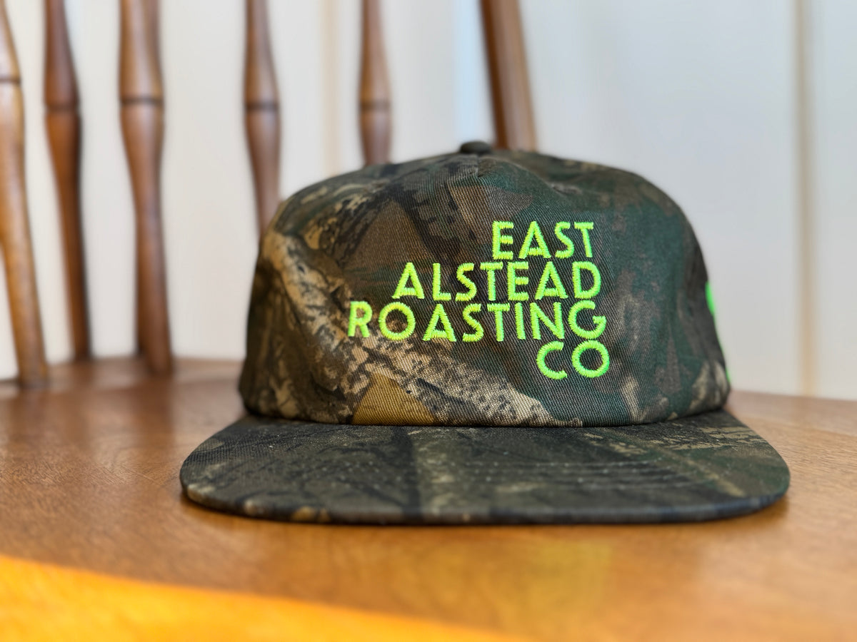 Embroidered Vintage Camo Cap